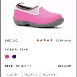 Muckster 2 shoes girls sz 13